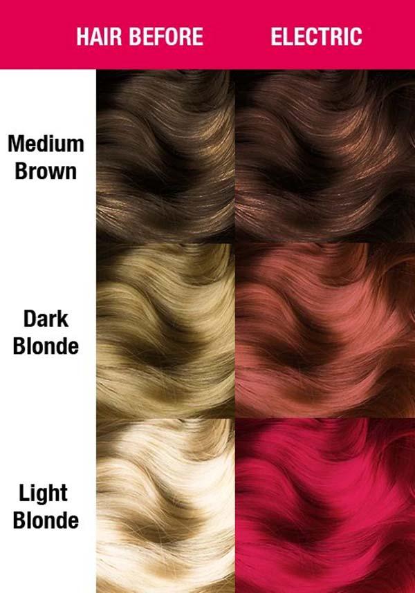 Electric Watermelon | CLASSIC COLOUR - Beserk - all, all ladies, bright pink, clickfrenzy15-2023, colour:pink, cosmetics, dec21, discountapp, dye, dyes, fp, glow, glow in the dark, hair, hair color, hair colour, hair colours, hair dye, hair dyes, hair pink, hair products, labeluvreactive, labelvegan, ladies, manic panic, manic panic hair, mermaid, MP0149675, pink, R131221, uv, uv reactive, uv_reactive, uvreactive, vegan