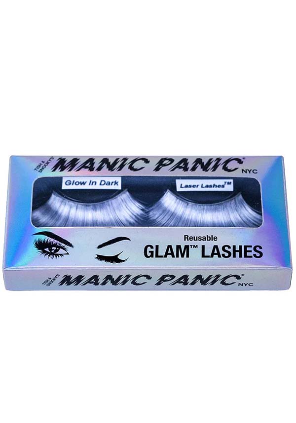 Manic Panic Glam Lashes packaging on a white background