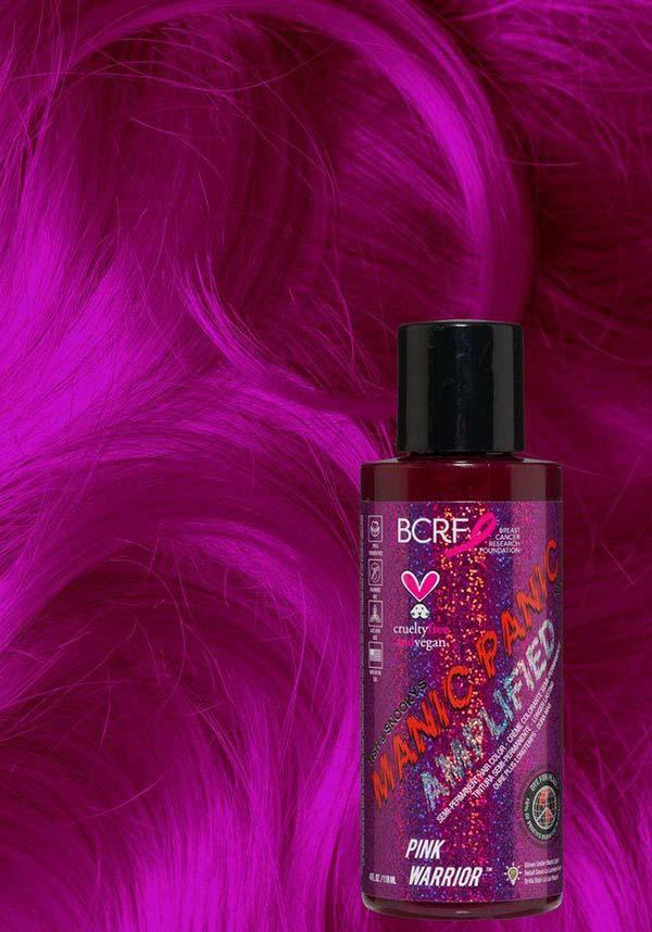 Pink Warrior | AMPLIFIED COLOUR - Beserk - all, bright pink, clickfrenzy15-2023, colour:pink, cosmetics, dec20, discountapp, dye, dyes, fp, hair, hair colour, hair colours, hair dye, hair dyes, hair pink, hair products, hot pink, labelvegan, manic panic, manic panic hair, mermaid, pink, rainbow hair, vegan