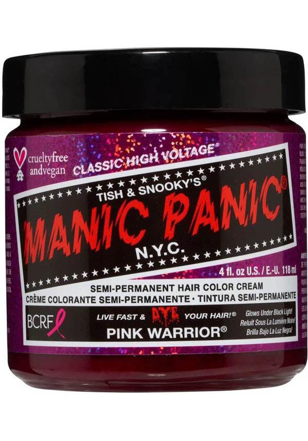 Pink Warrior | CLASSIC COLOUR - Beserk - all, bright pink, clickfrenzy15-2023, colour:pink, cosmetics, dec20, discountapp, dye, dyes, fp, hair, hair colour, hair colours, hair dye, hair dyes, hair pink, hair products, hot pink, labelvegan, manic panic, manic panic hair, mermaid, pink, rainbow hair, vegan