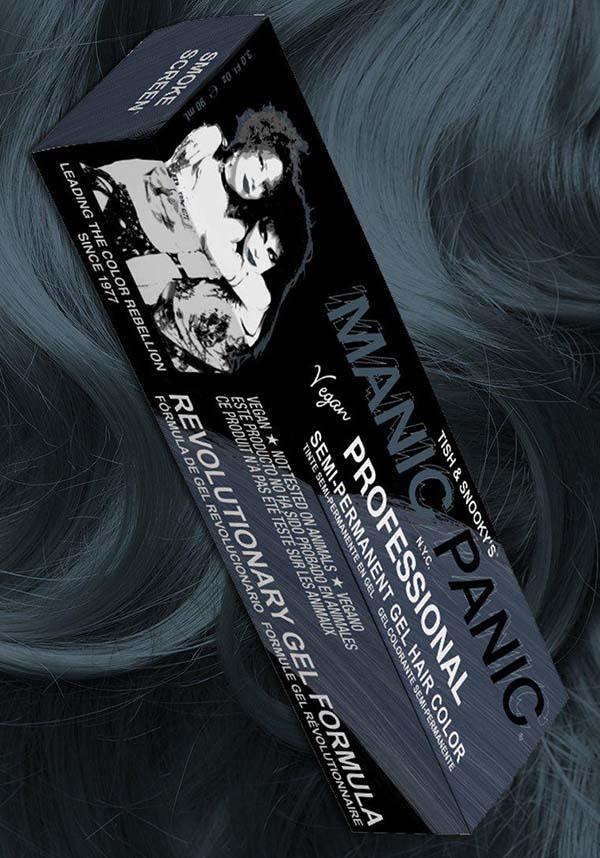 Smoke Screen Semi-Permanent | HAIR COLOUR - Beserk - all, apr19, black, clickfrenzy15-2023, cosmetics, cpgstinc, discountapp, dye, fp, goth, grey, hair, hair colour, hair dye, hair grey, labelvegan, manic panic, manic panic hair, vegan