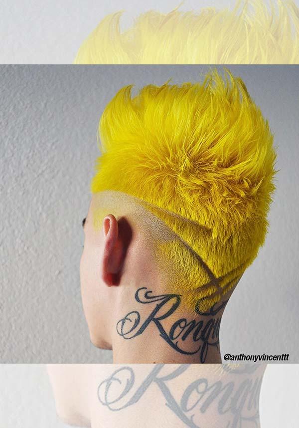 Solar Yellow Semi-Permanent | HAIR COLOUR - Beserk - all, apr19, clickfrenzy15-2023, cosmetics, cpgstinc, discountapp, dye, fp, hair, hair colour, hair dye, hair yellow, labelvegan, manic panic, manic panic hair, mermaid, vegan, yellow