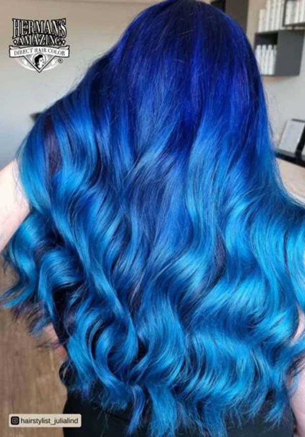 Marge Blue | HAIR COLOUR - Beserk - all, blue, clickfrenzy15-2023, colour:blue, cosmetics, dark blue, discountapp, dye, fp, hair, hair blue, hair colour, hair dye, hair dyes, hermans colour, hermans hair colour, labelvegan, mermaid, vegan