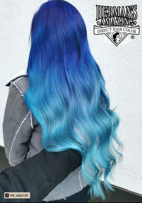 Marge Blue | HAIR COLOUR - Beserk - all, blue, clickfrenzy15-2023, colour:blue, cosmetics, dark blue, discountapp, dye, fp, hair, hair blue, hair colour, hair dye, hair dyes, hermans colour, hermans hair colour, labelvegan, mermaid, vegan