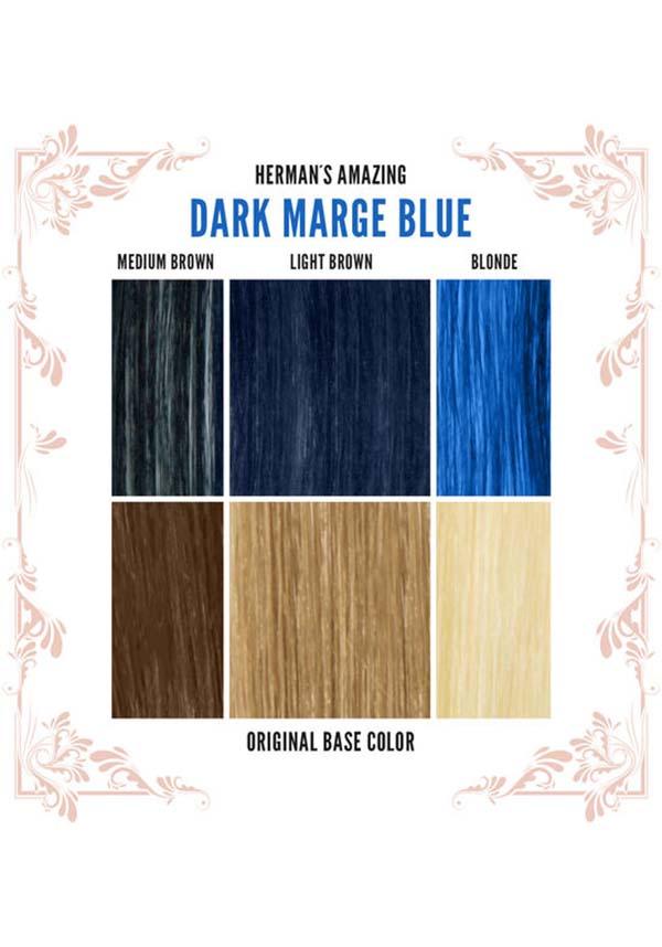 Marge Blue | HAIR COLOUR - Beserk - all, blue, clickfrenzy15-2023, colour:blue, cosmetics, dark blue, discountapp, dye, fp, hair, hair blue, hair colour, hair dye, hair dyes, hermans colour, hermans hair colour, labelvegan, mermaid, vegan