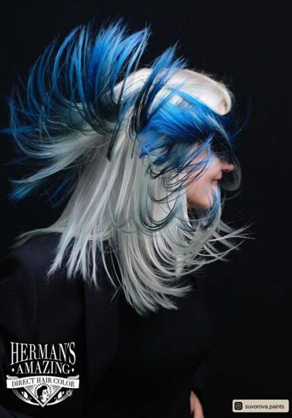 Marge Blue | HAIR COLOUR - Beserk - all, blue, clickfrenzy15-2023, colour:blue, cosmetics, dark blue, discountapp, dye, fp, hair, hair blue, hair colour, hair dye, hair dyes, hermans colour, hermans hair colour, labelvegan, mermaid, vegan