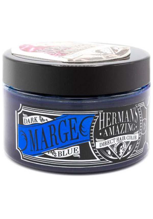 Marge Blue | HAIR COLOUR - Beserk - all, blue, clickfrenzy15-2023, colour:blue, cosmetics, dark blue, discountapp, dye, fp, hair, hair blue, hair colour, hair dye, hair dyes, hermans colour, hermans hair colour, labelvegan, mermaid, vegan