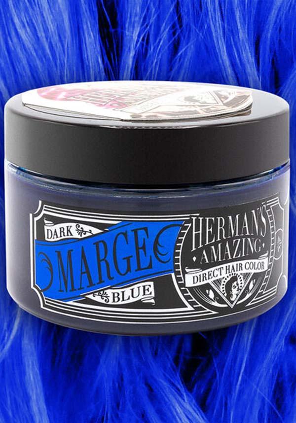 Marge Blue | HAIR COLOUR - Beserk - all, blue, clickfrenzy15-2023, colour:blue, cosmetics, dark blue, discountapp, dye, fp, hair, hair blue, hair colour, hair dye, hair dyes, hermans colour, hermans hair colour, labelvegan, mermaid, vegan