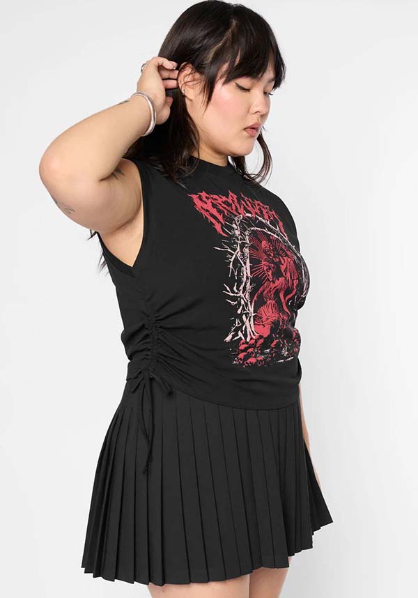 Adolere | RUCHED TANK