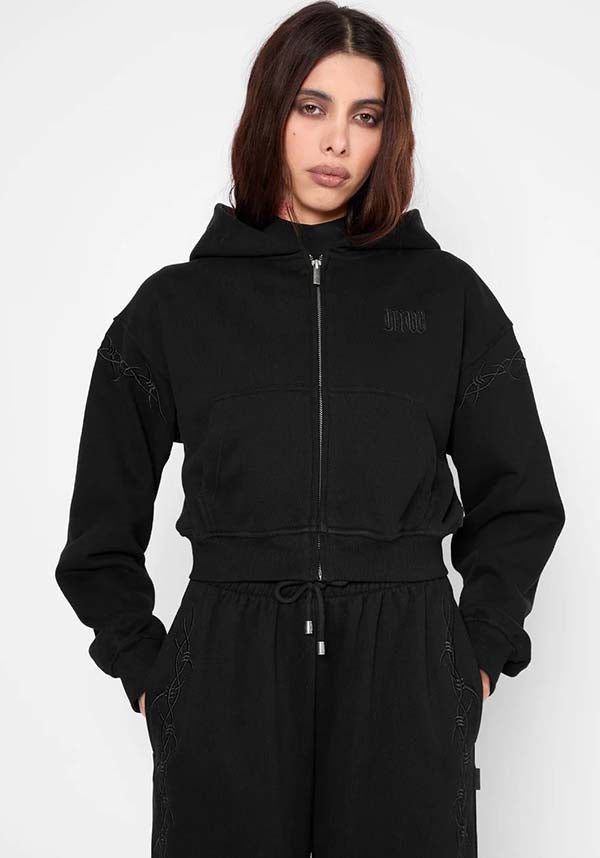 Immure | CROPPED ZIP HOODIE