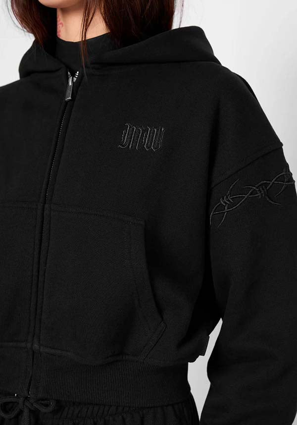 Immure | CROPPED ZIP HOODIE