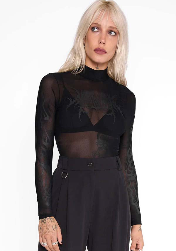 Infernus II | MESH BODYSUIT*