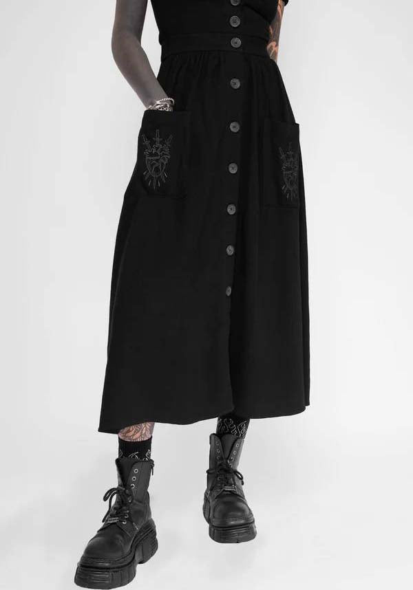 Kassandra Linen | MIDI SKIRT