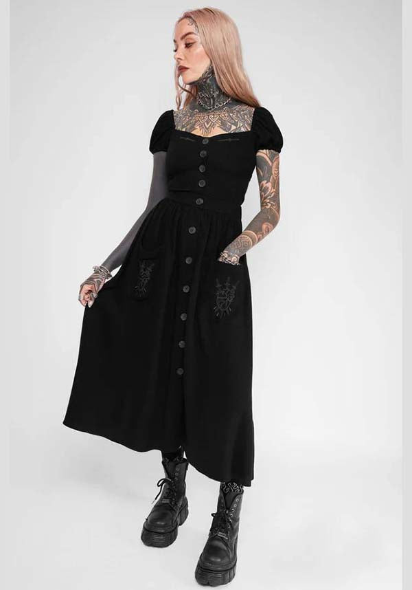 Kassandra Linen | MIDI SKIRT