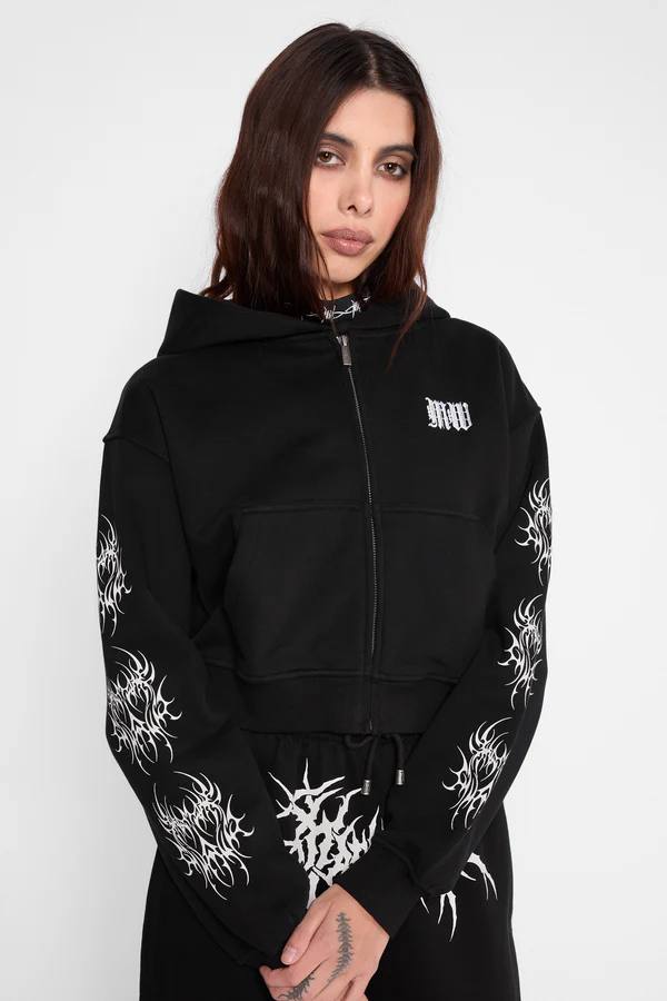 Nephilim | CROPPED ZIP HOODIE II
