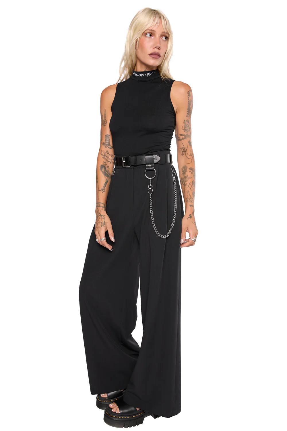 Unchained Wide Leg O-Ring II | PANTS