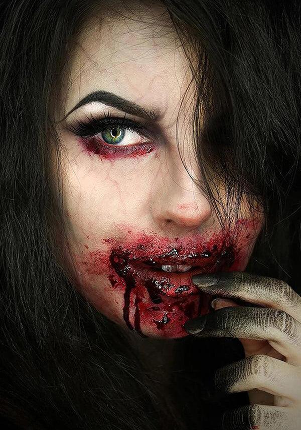 Mehron Makeup Coagulated Blood - Back View