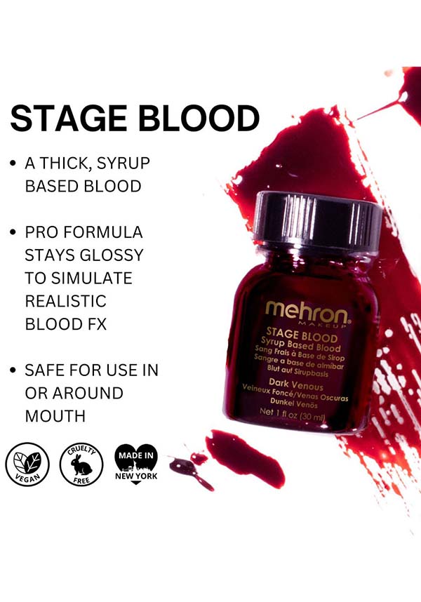 Mehron Makeup Dark Venous - Close Up