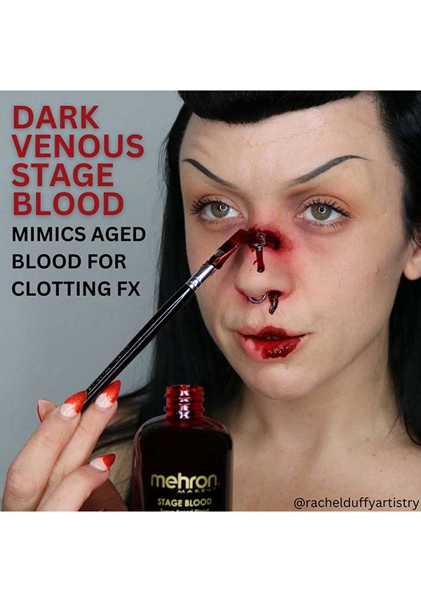 Mehron Makeup Dark Venous - Back View