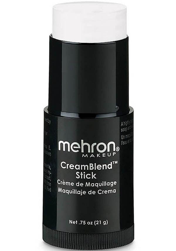 White | CREAMBLEND STICK - Beserk - all, body, clickfrenzy15-2023, concealer, cosmetics, cosplay, cpgstinc, discountapp, face, face paint, foundation, fp, gothic, halloween, halloween makeup, labelvegan, mehron makeup, repriced260523, special fx makeup, tomfoolery, vegan, white