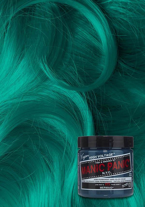 Mermaid | CLASSIC COLOUR - Beserk - 420sale, all, clickfrenzy15-2023, cosmetics, cpgstinc, discountapp, dye, ebaymp, fp, green, hair colour, hair dye, hair green, labeluvreactive, labelvegan, manic panic, manic panic hair, mermaid, rainbow, uv, uv reactive, uvreactive, uvreactive1, vegan