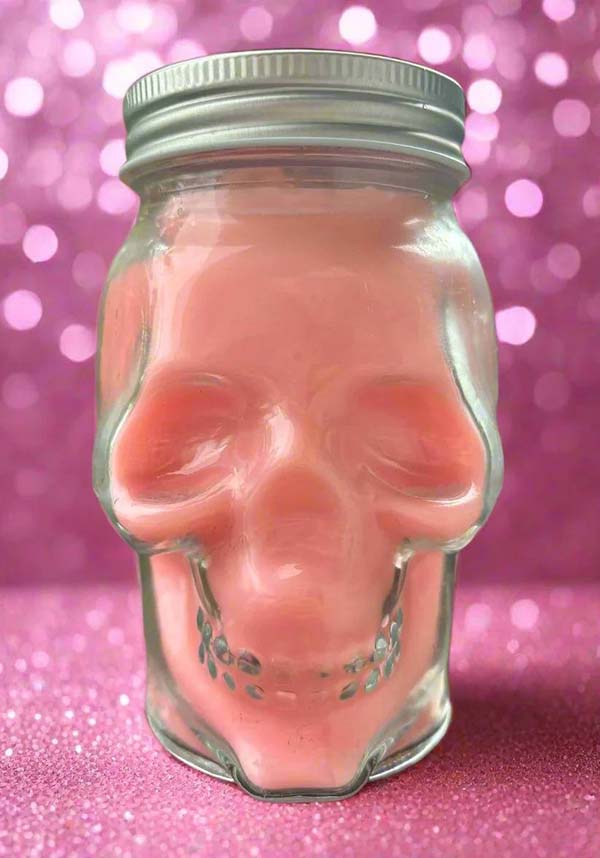 Aphrodite Rose Musk | SKULL JAR CANDLE*