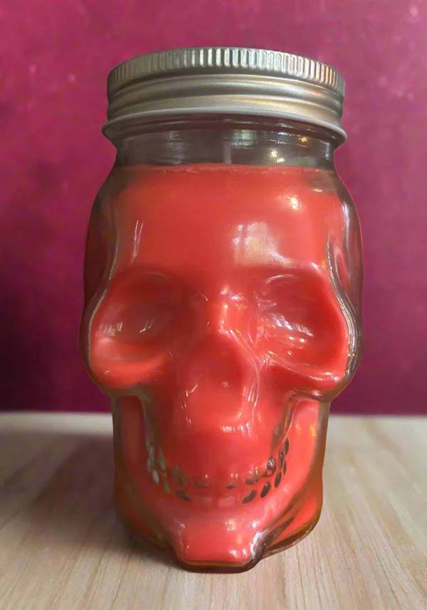 Persephone Grapefruit | SKULL JAR CANDLE*