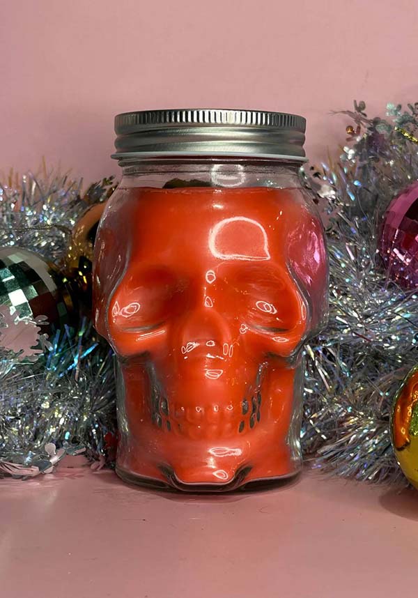 Persephone Grapefruit | SKULL JAR CANDLE*