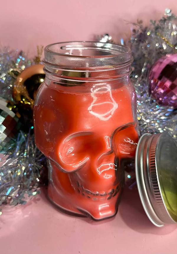Persephone Grapefruit | SKULL JAR CANDLE*