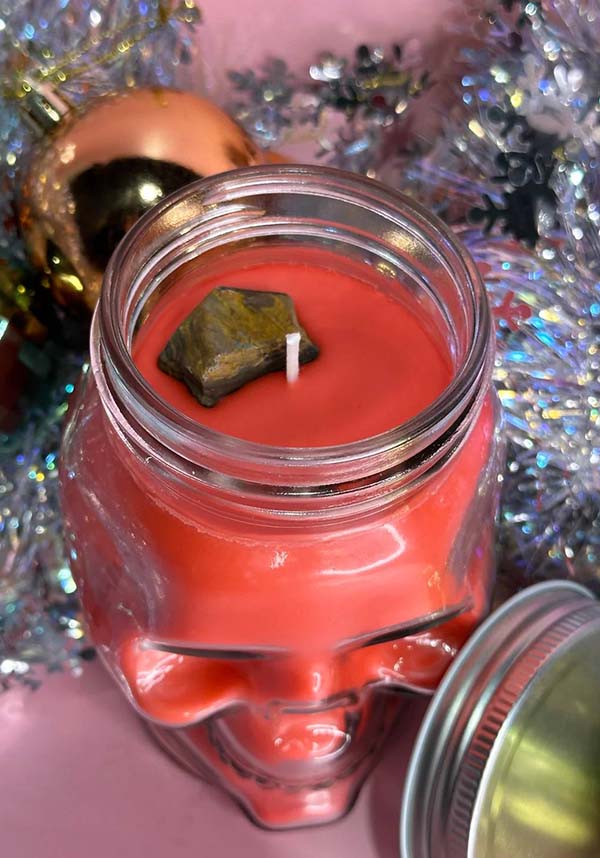 Persephone Grapefruit | SKULL JAR CANDLE*