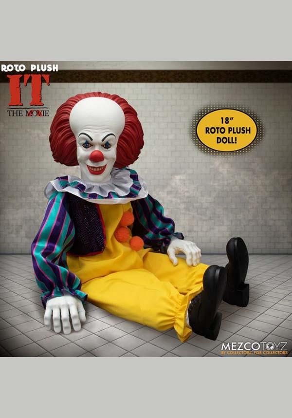 It 1990: Pennywise 18" Roto | PLUSH - Beserk - all, christmas gift, christmas gifts, classic horror, clickfrenzy15-2023, collect, collectable, collectables, cpgstinc, discountapp, fp, gift, gift idea, gift ideas, gifts, googleshopping, halloween collectables, horror, horror movie, IKO425540, ikoncollectables, it, it horror, nov22, penny wise, pennywise, pennywise horror, plush, pop culture, pop culture collectable, pop culture collectables, pop culture homewares, popculture, R031122, RS