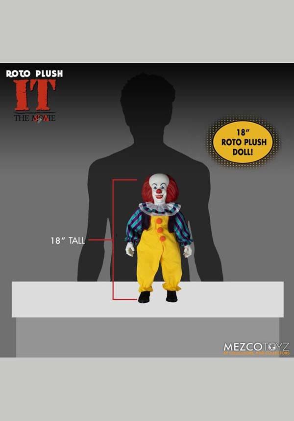 It 1990: Pennywise 18" Roto | PLUSH - Beserk - all, christmas gift, christmas gifts, classic horror, clickfrenzy15-2023, collect, collectable, collectables, cpgstinc, discountapp, fp, gift, gift idea, gift ideas, gifts, googleshopping, halloween collectables, horror, horror movie, IKO425540, ikoncollectables, it, it horror, nov22, penny wise, pennywise, pennywise horror, plush, pop culture, pop culture collectable, pop culture collectables, pop culture homewares, popculture, R031122, RS