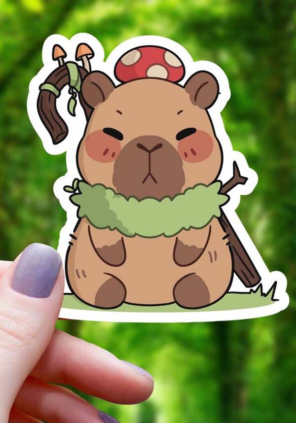 Capybara Druid | STICKER*