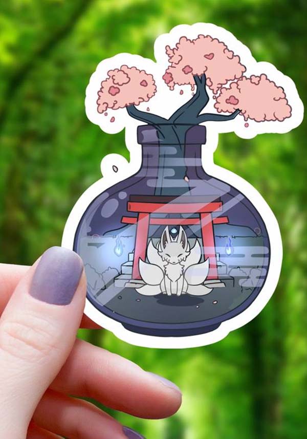 Magical Kitsune Terrarium | STICKER*