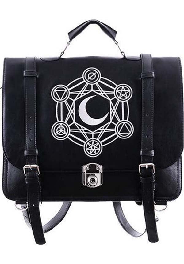 Moon Messenger | HANDBAG - Beserk - accessories, all, backpack, bag, black, clickfrenzy15-2023, discountapp, fp, gothic, handbag, handbags and purses, lolita, luna, messenger bag, moon, witch