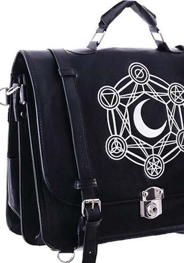 Moon Messenger | HANDBAG - Beserk - accessories, all, backpack, bag, black, clickfrenzy15-2023, discountapp, fp, gothic, handbag, handbags and purses, lolita, luna, messenger bag, moon, witch