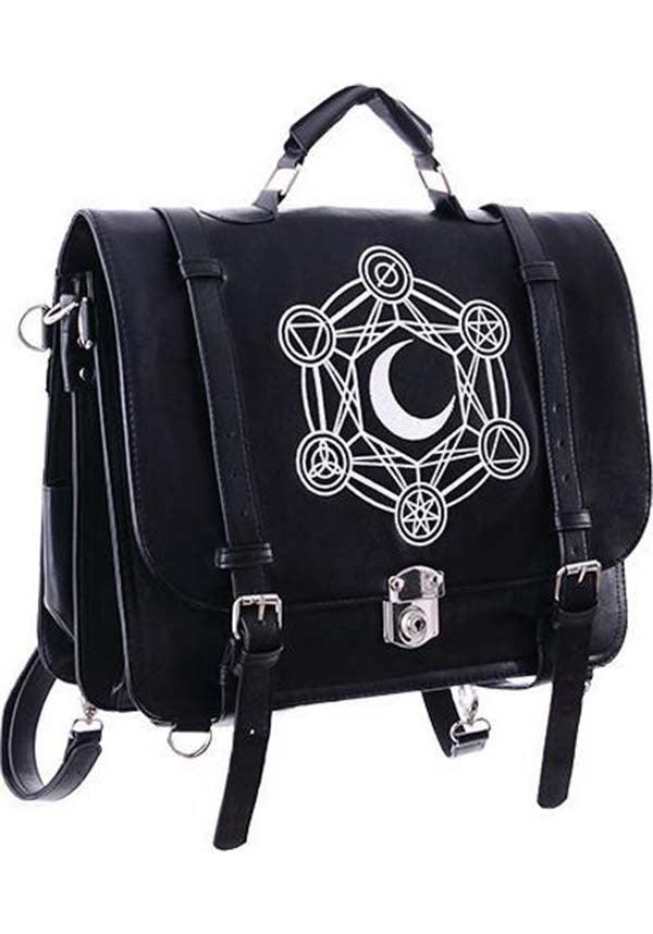 Moon Messenger | HANDBAG - Beserk - accessories, all, backpack, bag, black, clickfrenzy15-2023, discountapp, fp, gothic, handbag, handbags and purses, lolita, luna, messenger bag, moon, witch