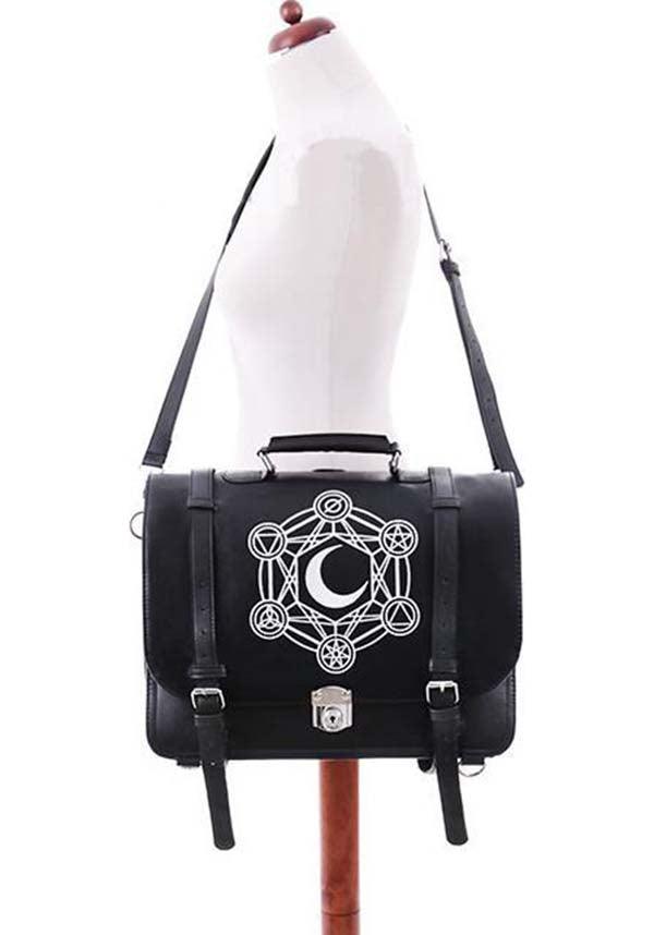 Moon Messenger | HANDBAG - Beserk - accessories, all, backpack, bag, black, clickfrenzy15-2023, discountapp, fp, gothic, handbag, handbags and purses, lolita, luna, messenger bag, moon, witch