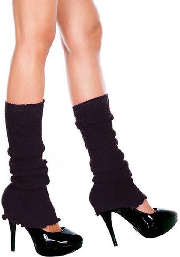 Black Ribbed | LEG WARMERS^ - Beserk - 270921, accessories, all, all clothing, all ladies, all ladies clothing, backorder, black, bravenkrazy, BV0010930A, clickfrenzy15-2023, clothing, cpgstinc, derby hosiery, discountapp, edgy, fp, goth, gothic, hosiery, hosiery and socks, ladies, ladies clothing, leg warmers, R270921, sep21, winter, winter clothing