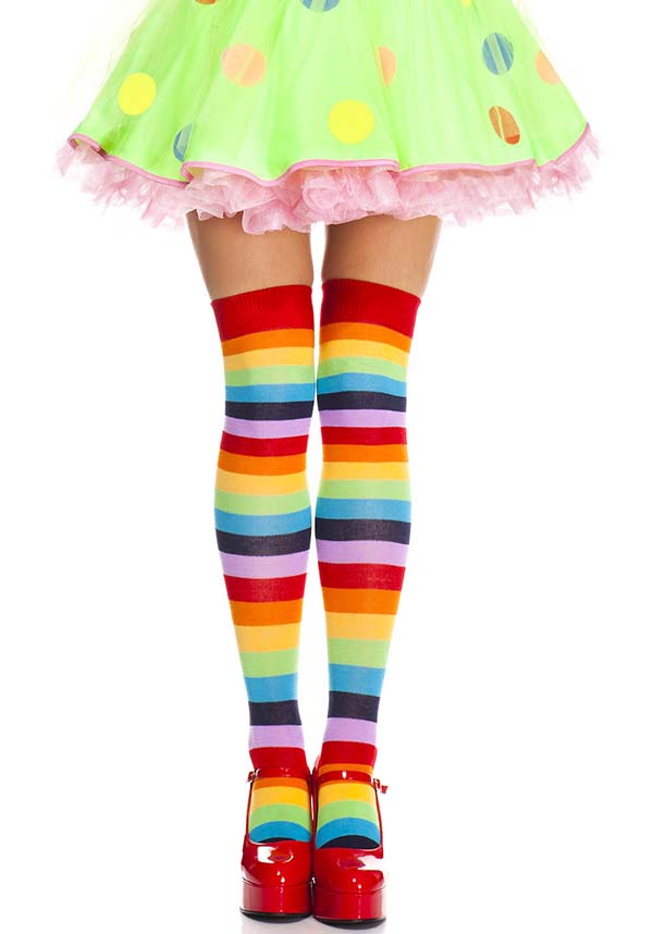 Rainbow Acrylic | THIGH HIGHS