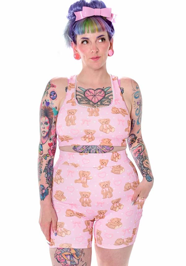 Ballet Bears | BIKER SHORTS & WRAP SKIRT SET*