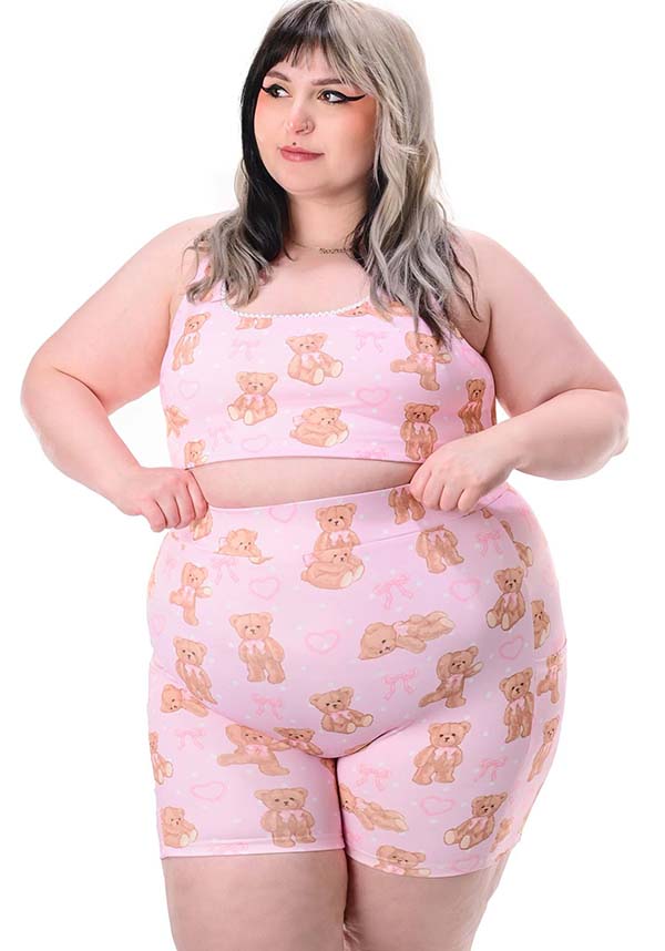 Ballet Bears | BIKER SHORTS & WRAP SKIRT SET*