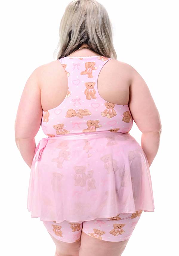 Ballet Bears | BIKER SHORTS & WRAP SKIRT SET*