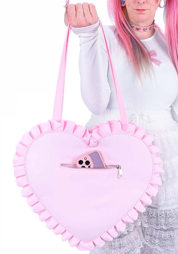 Frosted Heart Oversized | HANDBAG