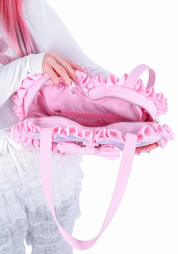 Frosted Heart Oversized | HANDBAG