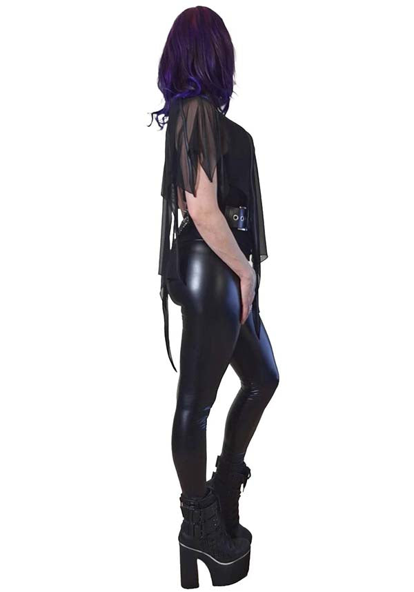 Leutogi Mesh Bat Wing | PONCHO TOP*