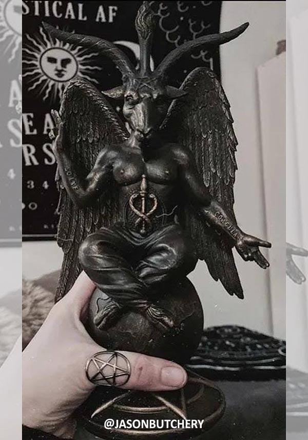 Baphomet | ANTIQUITY - Beserk - all, aug20, baphomet, black, clickfrenzy15-2023, decor, decoration, decorations, devil, discountapp, fp, goat devil, gothic homewares, halloween decoration, halloween homewares, home, homeware, homewares, mens gifts, pentacle, pentagram, statue, the devil