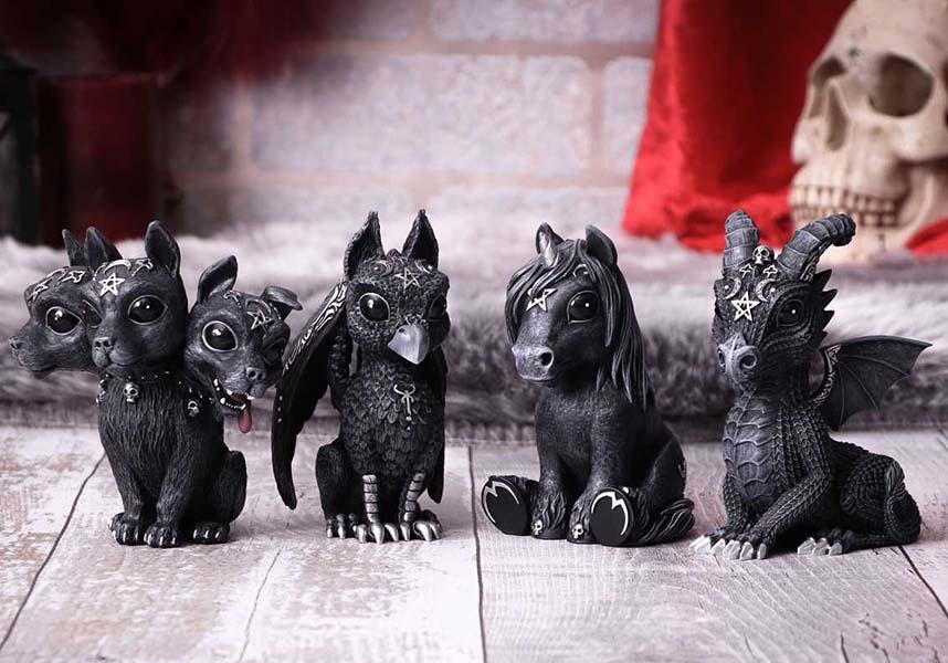 Diabarkus | FIGURINE^ - Beserk - all, animal, animals, black, clickfrenzy15-2023, cute animals, discountapp, dog, dogs, figure, figures, figurine, figurines, fp, googleshopping, goth, goth homeware, gothic, gothic gifts, gothic homeware, gothic homewares, home, homeware, homewares, NNSH048683, nov22, R091122, skull, skulls, statue