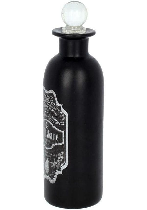 Wolfsbane | POTION BOTTLE - Beserk - all, aug20, bathroom homeware, bathroom homewares, black, bottle, clickfrenzy15-2023, decor, decoration, decorations, discountapp, fp, gift, gift idea, gift ideas, gifts, goth, gothic, gothic homewares, halloween homewares, home, homeware, homewares, nemesis now, poison, witch, witchcraft, witches, witchy