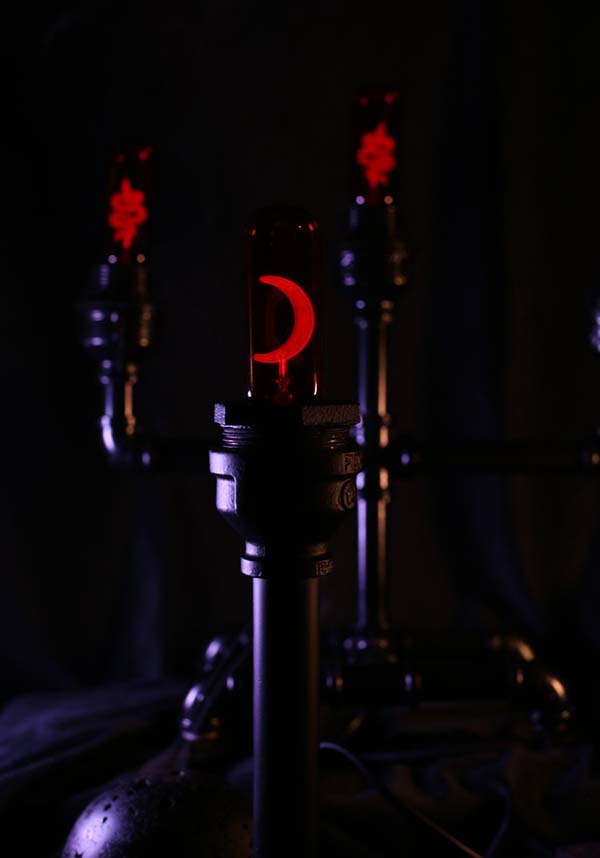 Red Neon Crescent Moon | LIGHT BULB*